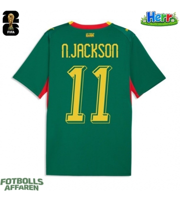 Senegal Nicolas Jackson #11 Bortatröja VM 2026 Kortärmad